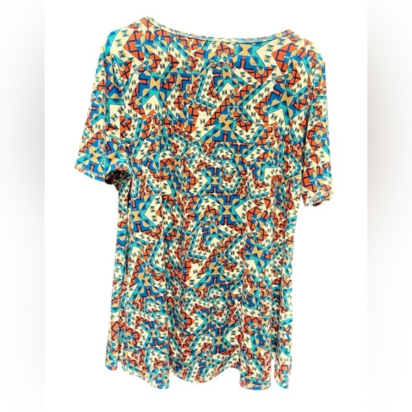 Lularoe Colorful Geometric Women's Top LARGE - Picture 2 of 4